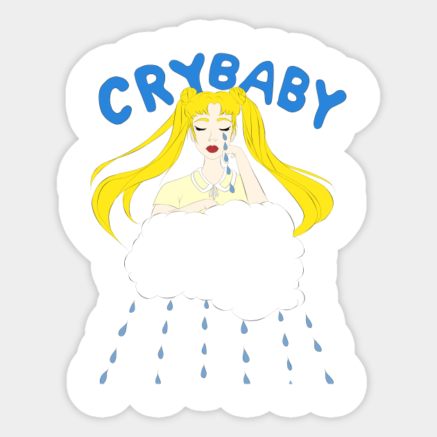 Sailor moon cry baby Sticker by extraterrestrialmak